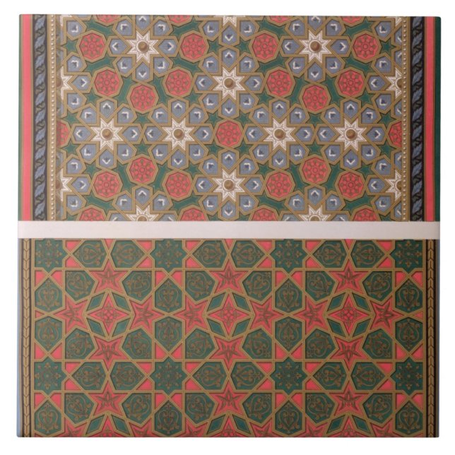 Azulejo De Cerámica Ejemplos de las decoraciones del techo, del 'arte (Frente)