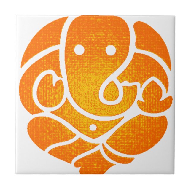 AZULEJO DE CERÁMICA EL AMOR DE GANESH (Frente)