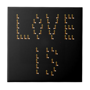 Azulejo De Cerámica El amor es