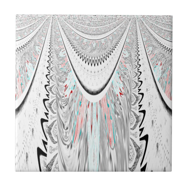 Azulejo De Cerámica El arte asombroso. (Frente)