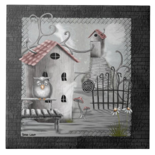 Azulejo De Cerámica El arte popular gótico creek