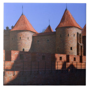 Azulejo De Cerámica El Barbacana, Varsovia, Polonia