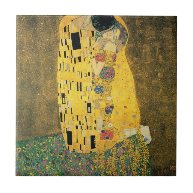 Azulejo De Cerámica El beso (Frente)