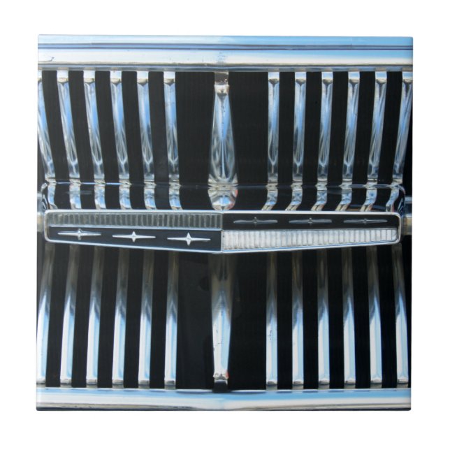 Azulejo De Cerámica El clásico Mercury Grill de los años 60 (Frente)