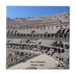 Azulejo De Cerámica El Coliseo - Roma, Italia