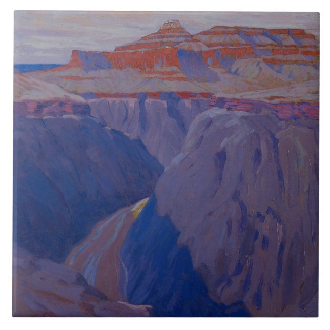 Azulejo De Cerámica El destructor, c.1911-13 (aceite en lona) (Frente)