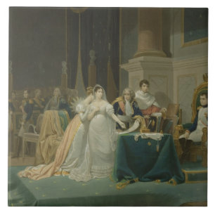Azulejo De Cerámica El divorcio de la emperatriz Josephine (1763-1814)