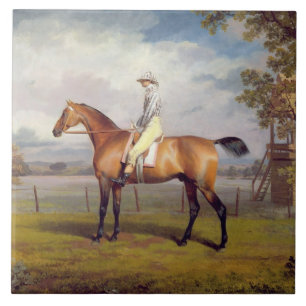 Azulejo De Cerámica El duque del disfraz de Hamilton con el jinete