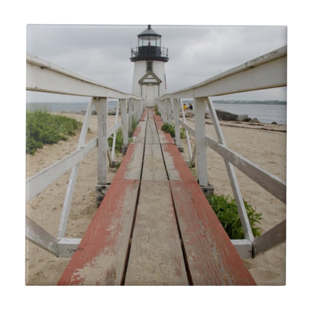 Azulejo De Cerámica El faro actual, el último de muchos (Frente)
