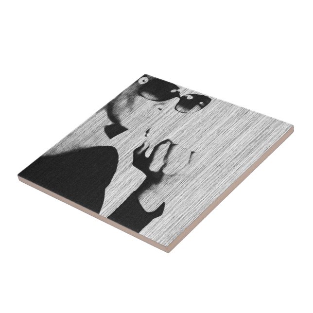 Azulejo De Cerámica El fumar (Lado)