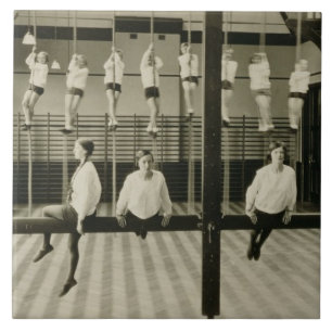 Azulejo De Cerámica El gimnasio, escuela secundaria de Londres para