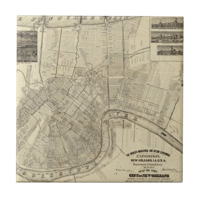 Azulejo De Cerámica El mundo industrial (Frente)