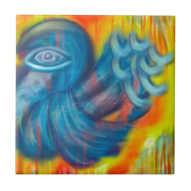 Azulejo De Cerámica El ojo (Frente)