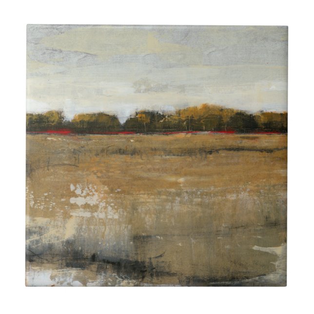 Azulejo De Cerámica El paisaje natural verde y exuberante (Frente)