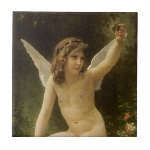 Azulejo De Cerámica El Prisionero (Le Captif) por Bouguereau