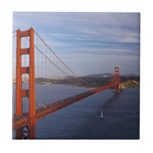 Azulejo De Cerámica El puente Golden Gate desde Marin