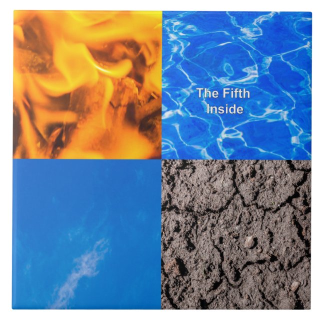 Azulejo De Cerámica El quinto interior (Frente)