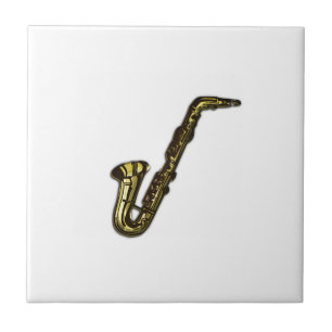 Azulejo De Cerámica El Saxofón