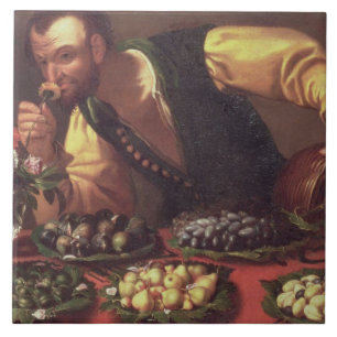 Azulejo De Cerámica El sentido del olfato