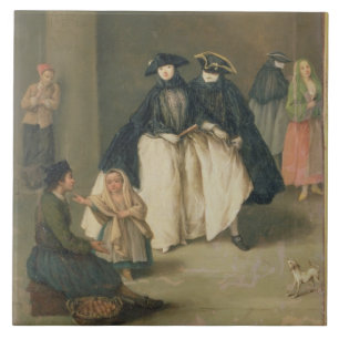 Azulejo De Cerámica El vendedor de la fruta