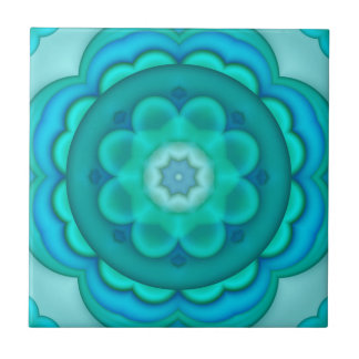 Azulejo De Cerámica Elegante Verde azulado Turquesa Geométrico Baño Ti