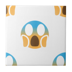 Azulejo De Cerámica emoji de gritos