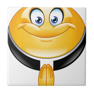 Azulejo De Cerámica emoji del sacerdote