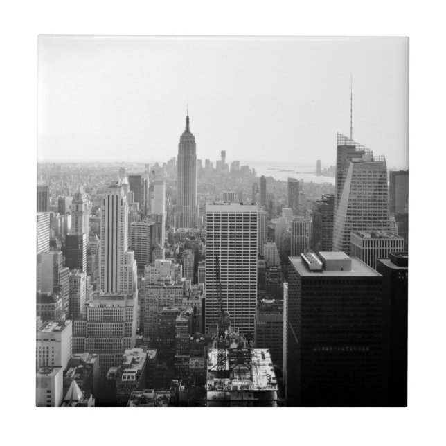 Azulejo De Cerámica Empire State Building Manhattan (Frente)