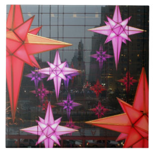 Azulejo De Cerámica En Nueva York. Decoración de navidades en el inter