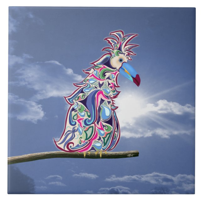 Azulejo De Cerámica Encaramado (Frente)