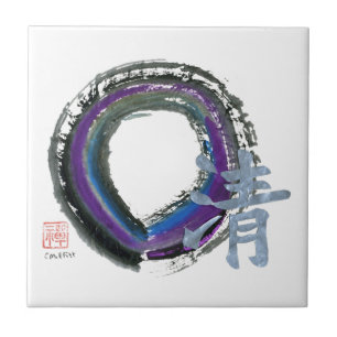 Azulejo De Cerámica Enso, claridad de plata