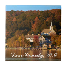 Ephraim, Wisconsin en la puesta del sol