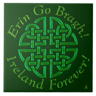Azulejo De Cerámica ¡Erin Go Bragh! ¡No! (Azulejo de cerámica)
