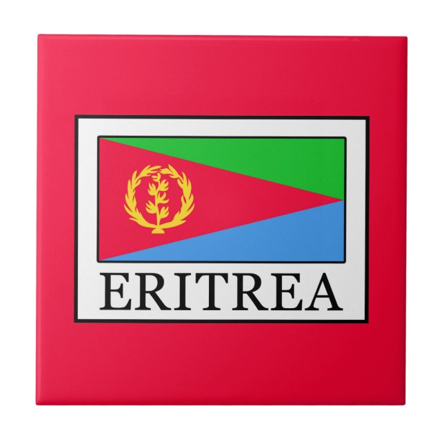 Azulejo De Cerámica Eritrea (Frente)