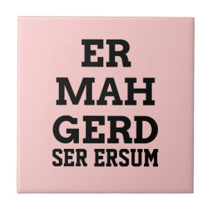 Azulejo De Cerámica Ermahgerd Tile