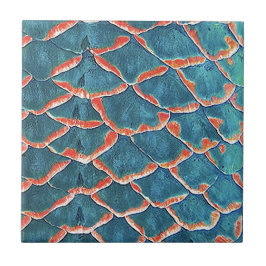 Azulejo De Cerámica Escalas de pescados
