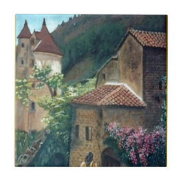 Azulejo De Cerámica Escenas callejeras de la Vieja Italia