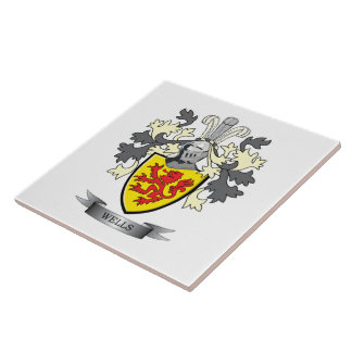 Azulejo De Cerámica Escudo de armas de los pozos