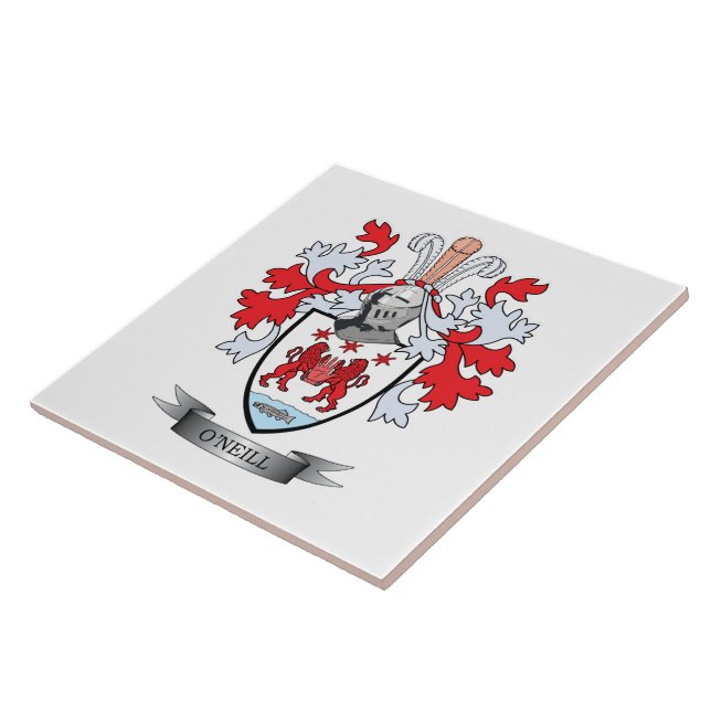 Azulejo De Cerámica Escudo de armas de O'Neill (Lado)