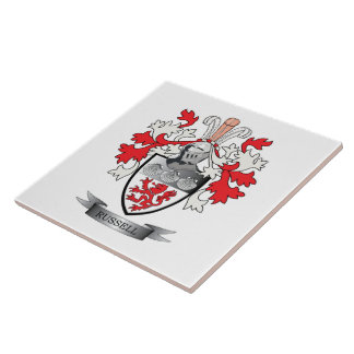 Azulejo De Cerámica Escudo de armas de Russell