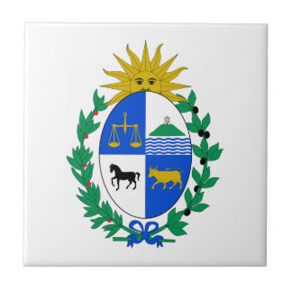 Azulejo De Cerámica Escudo de armas de Uruguay