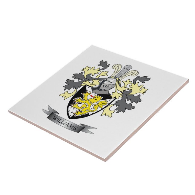 Azulejo De Cerámica Escudo de armas de Williams (Lado)