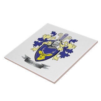 Azulejo De Cerámica Escudo de armas del escudo de la familia de