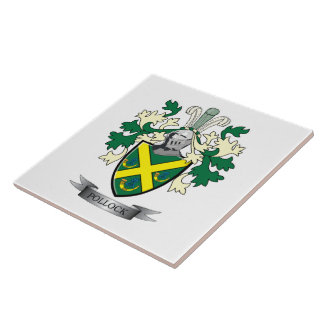Azulejo De Cerámica Escudo de armas del escudo de la familia de