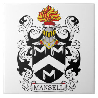 Azulejo De Cerámica Escudo de armas III de Mansell