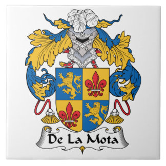 Azulejo De Cerámica Escudo de De La Mota Family