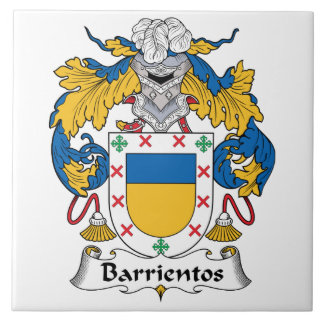 Azulejo De Cerámica Escudo de la familia de Barrientos