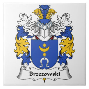 Azulejo De Cerámica Escudo de la familia de Brzezowski