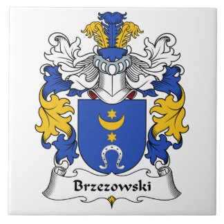 Azulejo De Cerámica Escudo de la familia de Brzezowski