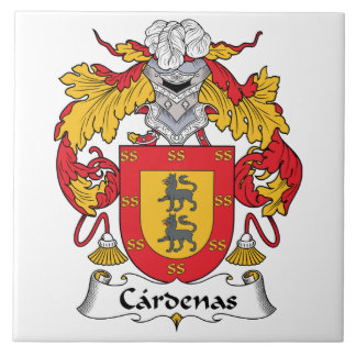 Azulejo De Cerámica Escudo de la familia de Cardenas